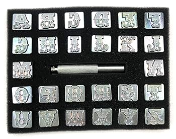 新品未使用　manual alphabet size 1 36Pcs/set Alphabet Letters & Number Stampers Set 3mm/6mm